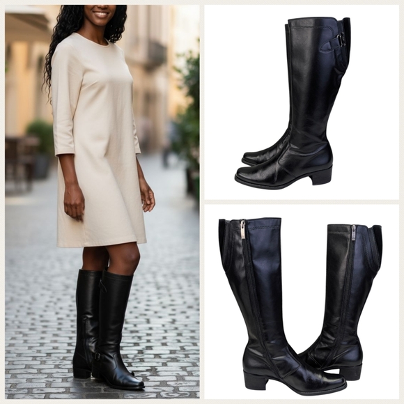 Paul Green Riding Boots EUC $489 Size 6 US 8.5.        S3860 - Picture 1 of 16
